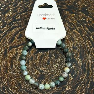 Handmade Indian Agate Bracelet